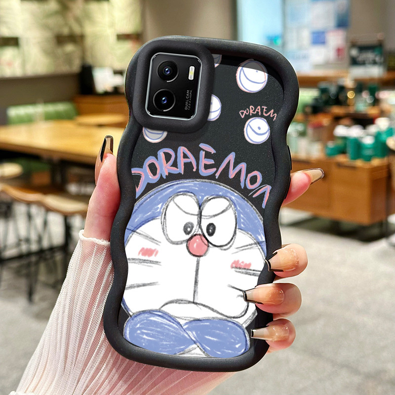 Casing Hp Untuk VIVO Y15s Y15A Y15C Y01 Case Casing ponsel Softcase HP pola Doraemon silikon Kesing 