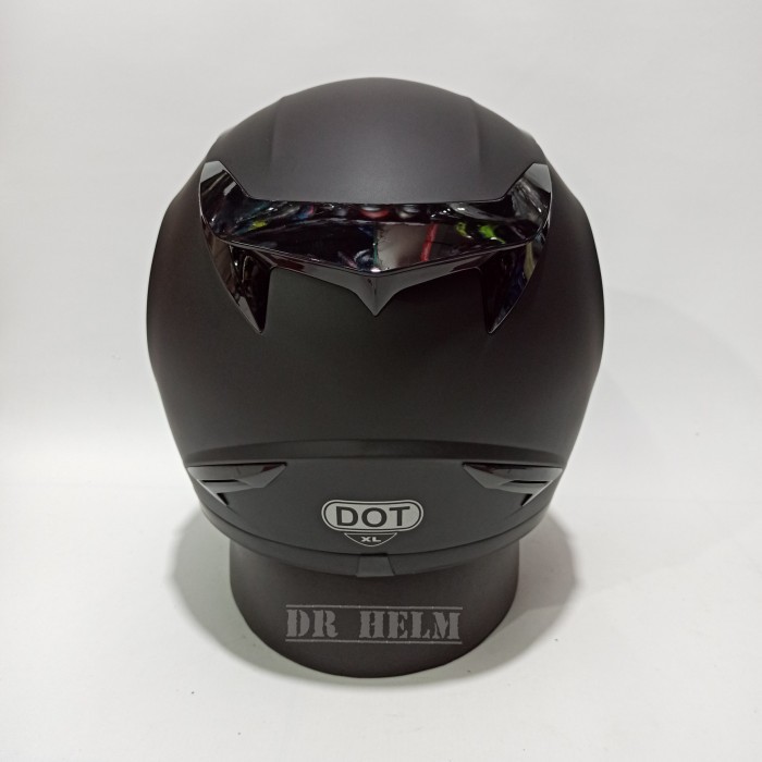 Helm Kyt R10 Black Dof Hitam Dof Size Xxl (Ukuran Xxl) Barangbaru
