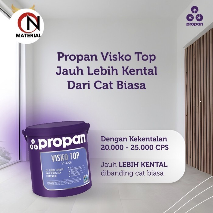 Cat Propan Visko Top 25kg Putih dan Warna decorlotus decorshield