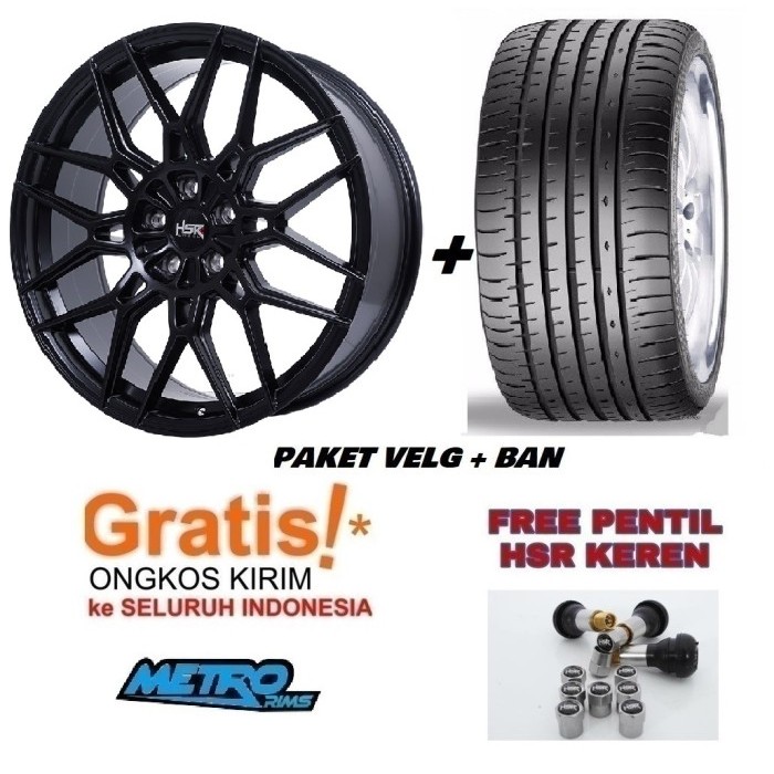 PAKET VELG DAN BAN MOBIL R20 UNTUK CIVIC CAMRY MAZDA6 XPANDER LIVINA