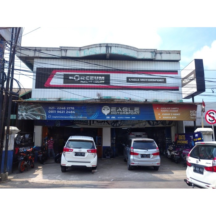 Paket Velg Brio Ring 15 HSR Wheel Itchi Toyota Agya, Ayla Sigra