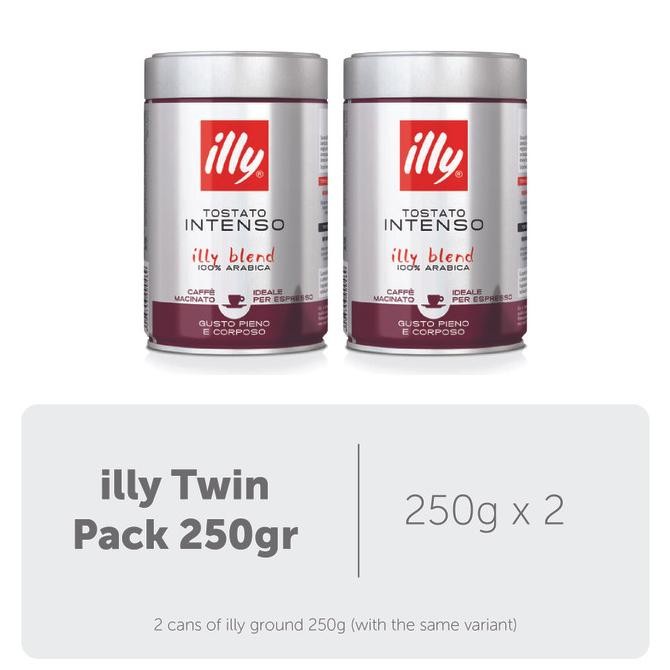 

Illy Coffee - Double Pack Ground Coffee - 2X250Gr