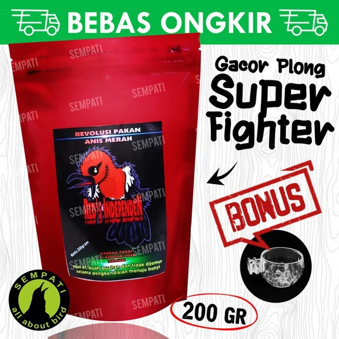 BISA E-KATALOG VOER RED INDEPENDEN PAKAN BURUNG ANIS MERAH VOER PUR VUR INDEPENDEN