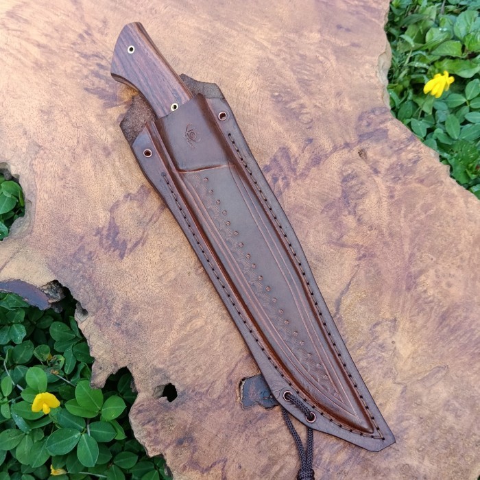 promooo pisau skinner bowie hiking camping fulltang multifungsi