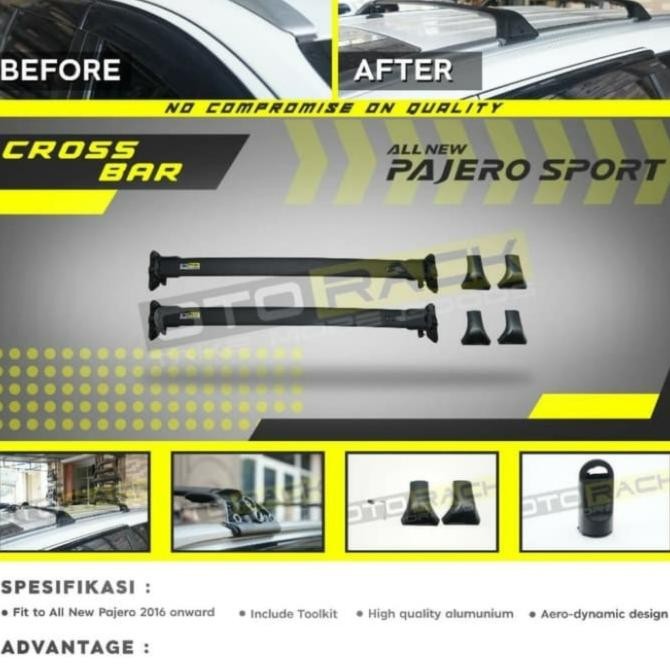TERBARU - Cross bar / crossbar otoproject Khusus All New Pajero Sport