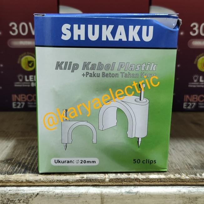 

Shukaku Klem Kabel 20Mm Klip Kabel 20Mm