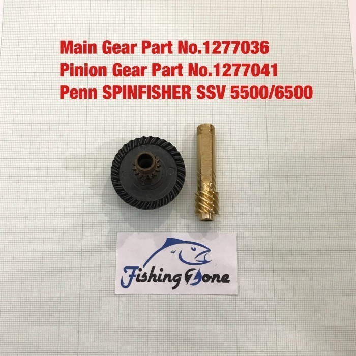 Penn Part - Main Gear + Pinion Gear SSV 5500/6500 Spinning Reel