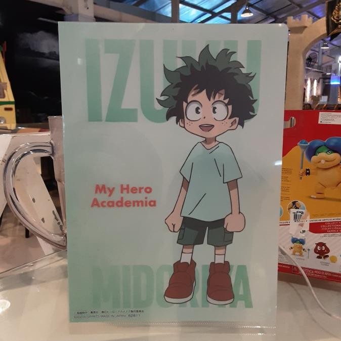

CLEAR FILE SET L FOLDER MAP MY HERO ACADEMIA IZUKU MIDORIYA 22 X 31 2410T