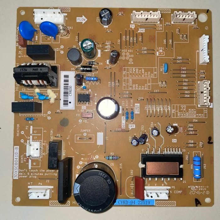 BARU PCB MODUL KULKAS TOSHIBA 2 PINTU MODEL GR-B21 & GR-B31 ORIGINAL