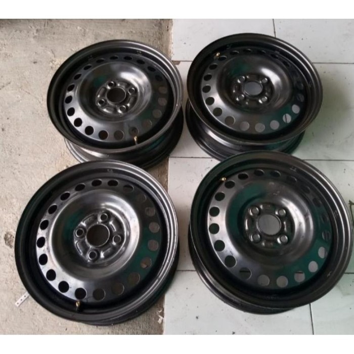 BARU VELG KALENG COPOTAN MOBILIO RING 15 PCD 4X100 LEBAR 5 INCHI