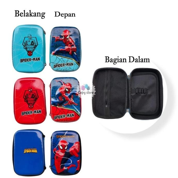 

TERLARIS Kotak Pensil Karakter 3D / Tempat Pensil Karakter Anak 3D Cowo - Spiderman BT at-113