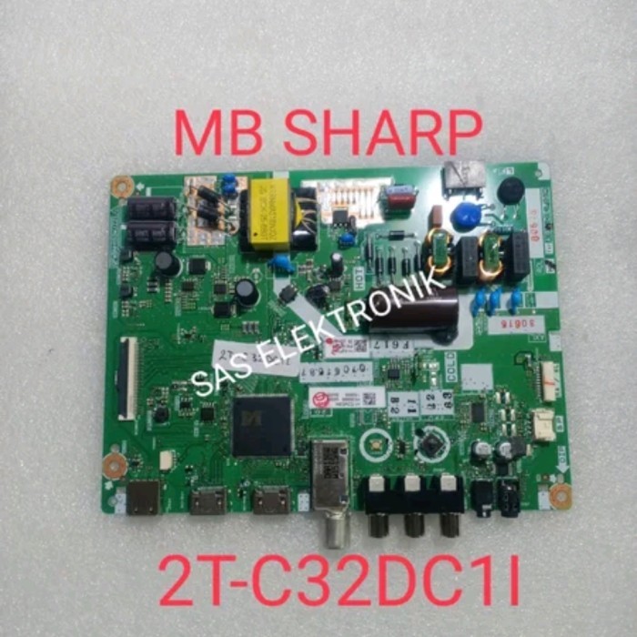 MB MOTHERBOARD MAINBOARD MESIN TV LED SHARP 2T-C32DC1I 2T-C32DC 1I