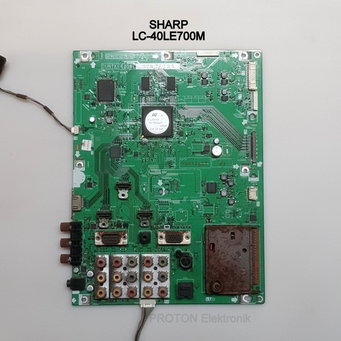 MAINBOARD LCD TV SHARP AQUOS LC-40LE700M LC 40LE700M MESIN MATHERBOARD QPWBXF403WJN2 DUNTKF403WE