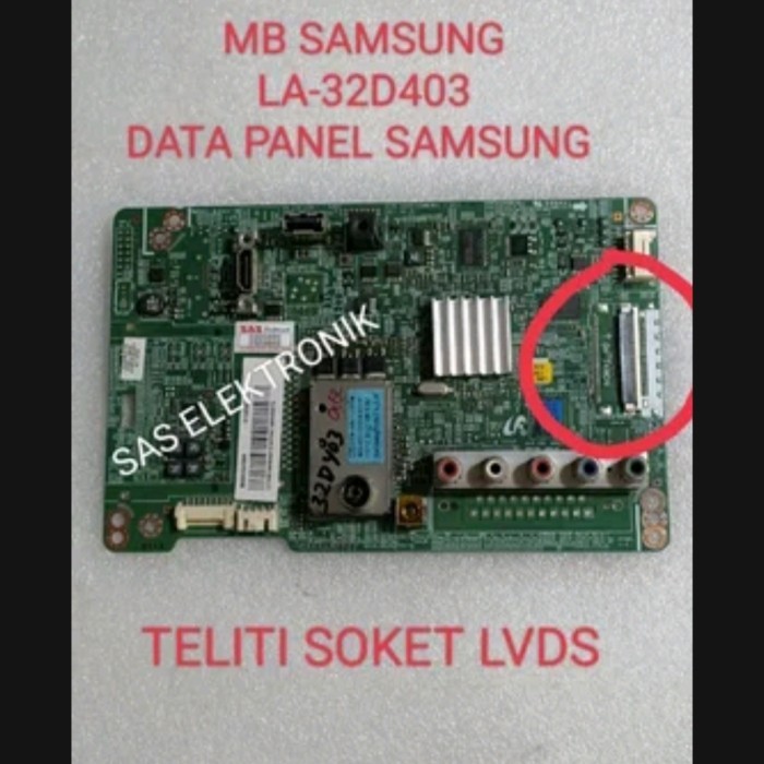 MB MOTHERBOARD MAINBOARD MESIN TV LCD SAMSUNG LA32D403 LA-32D403