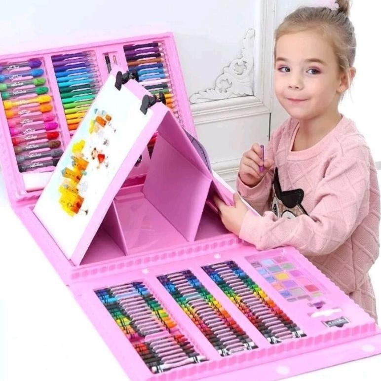 

fh-46 crayon set 208 pensil warna crayon set 150 pcs/ crayon mewarnai 150 warna Termurah