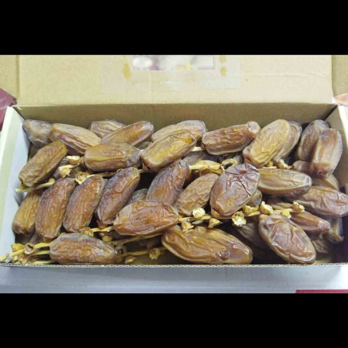 

Kurma Tunisia Tangkai 500Gr Tunis Tangkai Deglet Noor Premium Quality