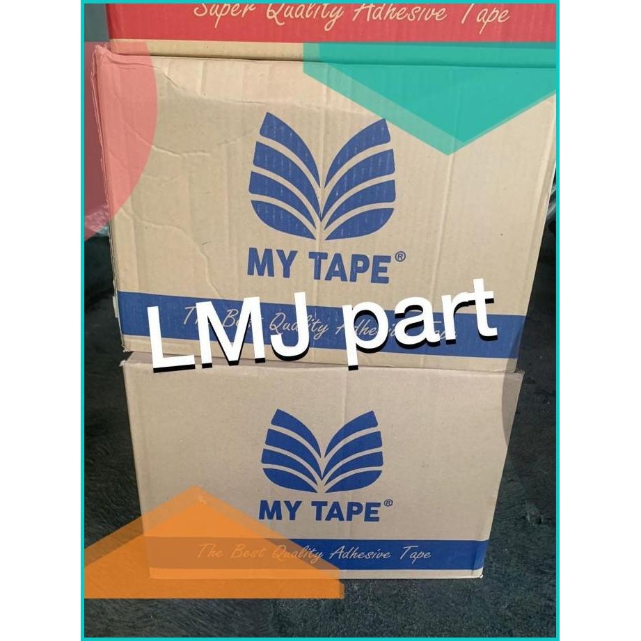 

KHUSUS GOJEK GRAB 1 DUS LAKBAN COKLAT COKELAT 48 MM X 90 YARD MYTAPE