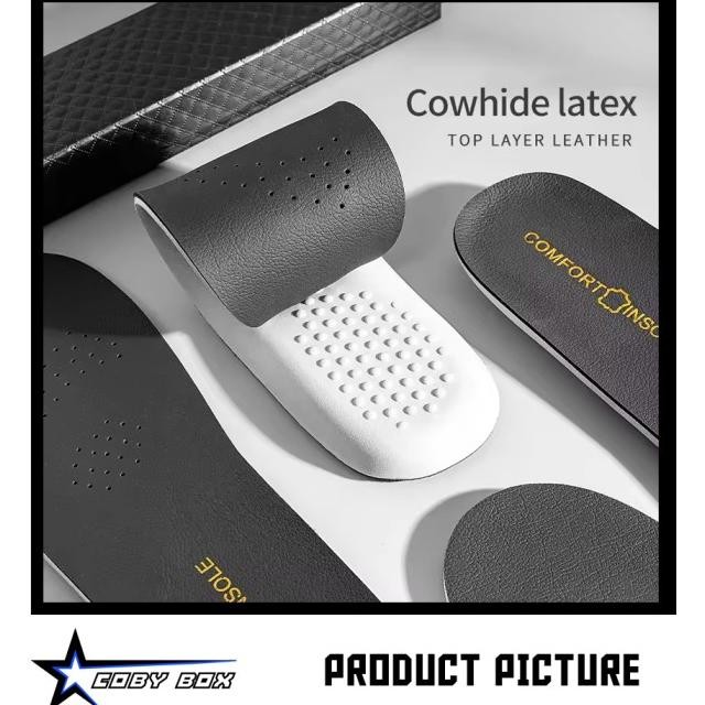 Leather Insole Soft - Insole Sepatu Berbahan Kulit Lembut