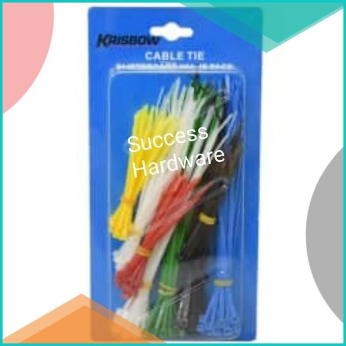

SET TALI PENGIKAT BLISTERCARD 200 PCS CABLE TIES KRISBOW BLISTERCARD