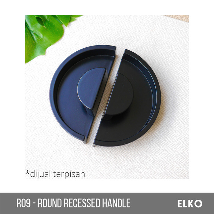 Ammos - R09 Recessed Handle Round Tarikan Laci Tanam Bulat Gagang Lemari