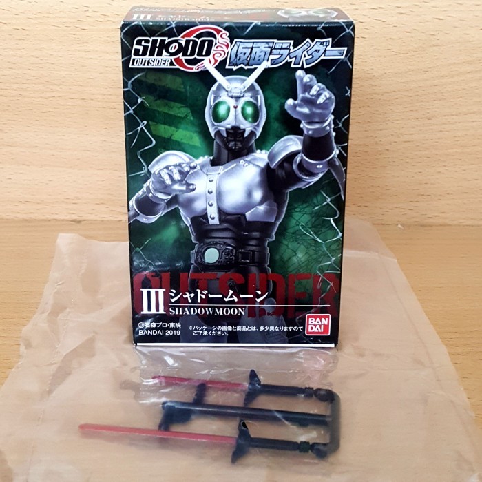 SHODO-O Outsider Kamen Rider [BLACK] Shadow Moon + satan Saber SHOWA