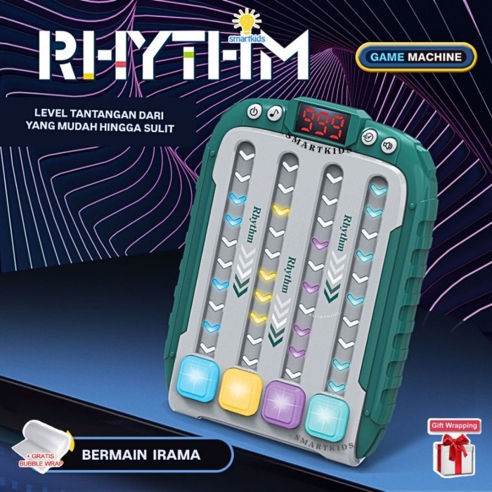 

Baru - Mainan Rhythm Speed Game Digital Tekan Pencet Tombol Ritme Kecepatan Musik Cahaya Hand Speed