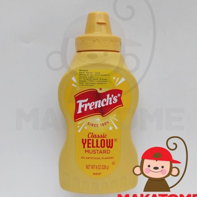 

French'S Squeeze American Favte Mustard Classic Yellow 226 Gr 8 Oz