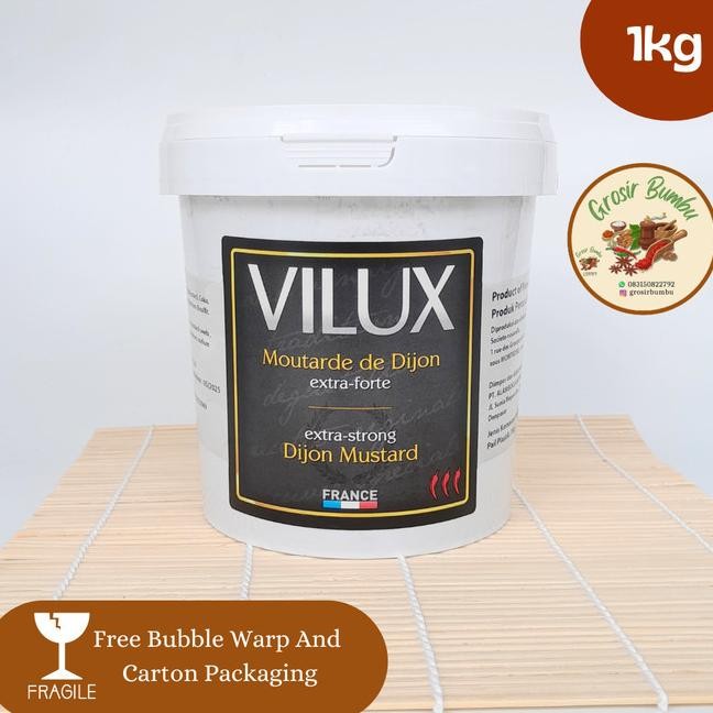 

Ready Vilux Dijon Mustard Paste - 1Kg / Dijon Mustard Extra Strong