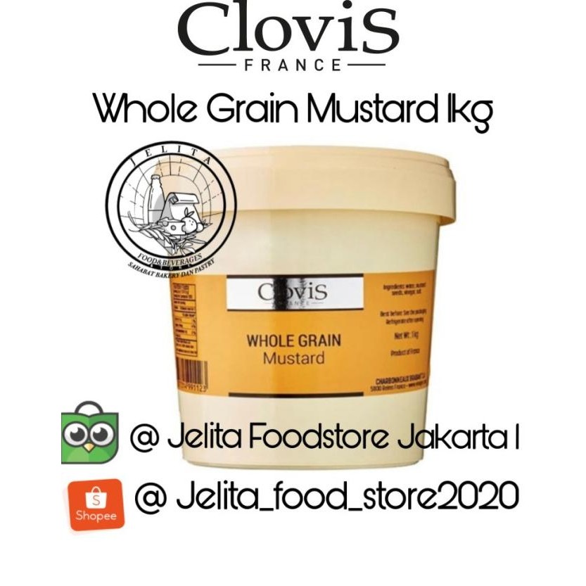 

Clovis Whole Grain Pommery Style Mustard 1Kg