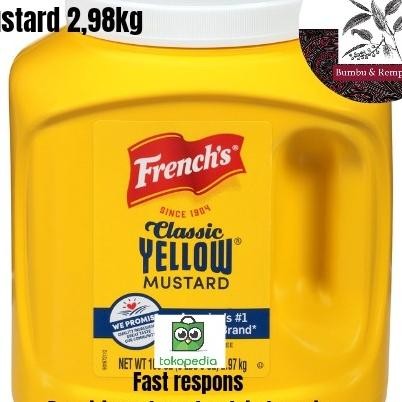 

French'S Classic Yellow Mustard 2,98Kg 105 Oz