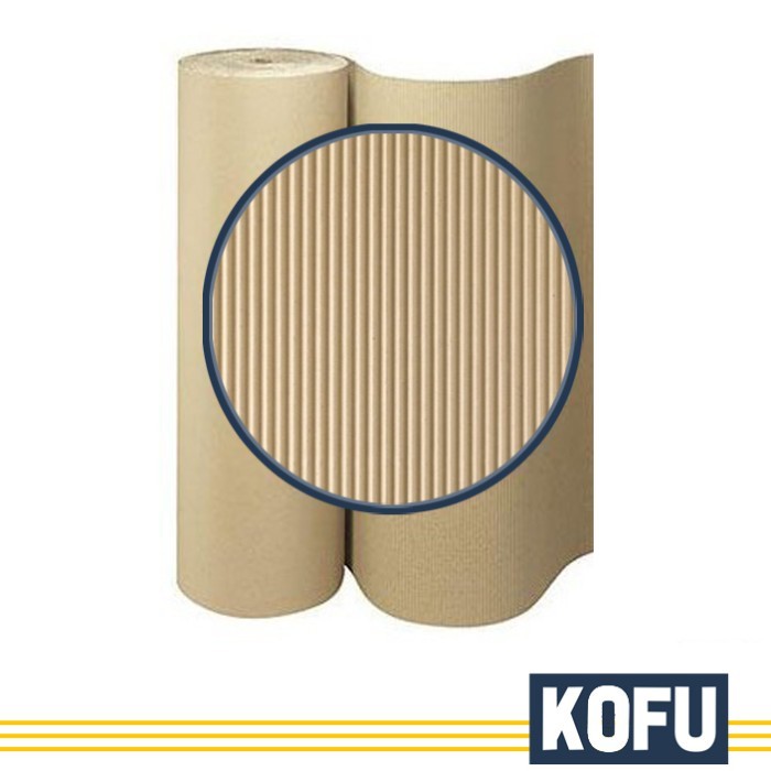 

Single Face / Corrugated Wrap Roll - B Flute, 120 Cm / Kardus Gulungan Terbaik