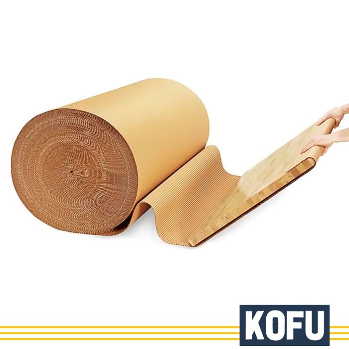 

Single Face / Corrugated Wrap Roll - B Flute, 140 Cm / Kardus Gulungan Barangbaru