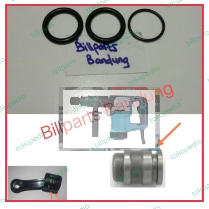 """] seal piston M8600B makita oring M8600 B jack hammer M 8600 sil bobok