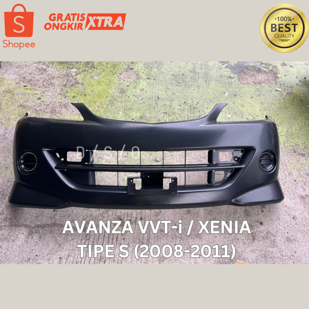 BEMPER BUMPER DEPAN AVANZA 2008 2009 2010 2011 TIPE S XENIA SPORTY BARU IMPORT
