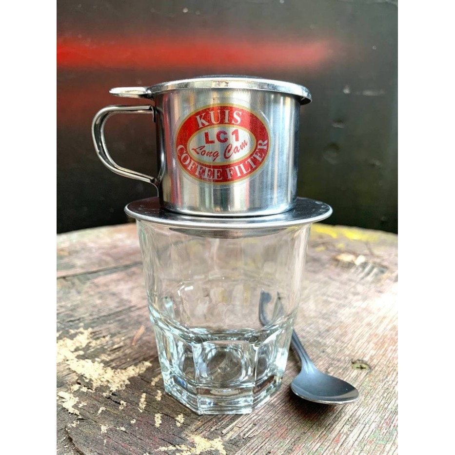 Paket Vietnam Drip + Gelas + Sendok / Set Vietnam Drip