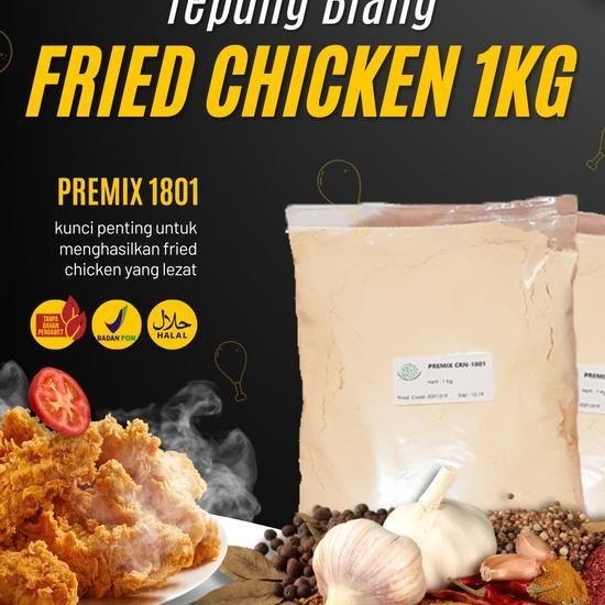 

Tepung Biang Kfc/Prex 1801/Tepung /Bikin Makin Laris Aja Jualan