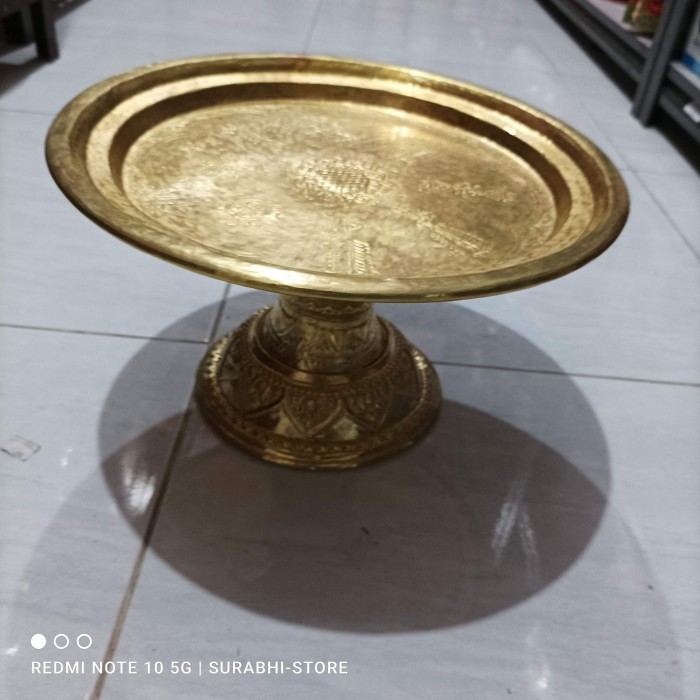 ~@~@~@~@] Dulang bahan kuningan ringan Besar 37 cm