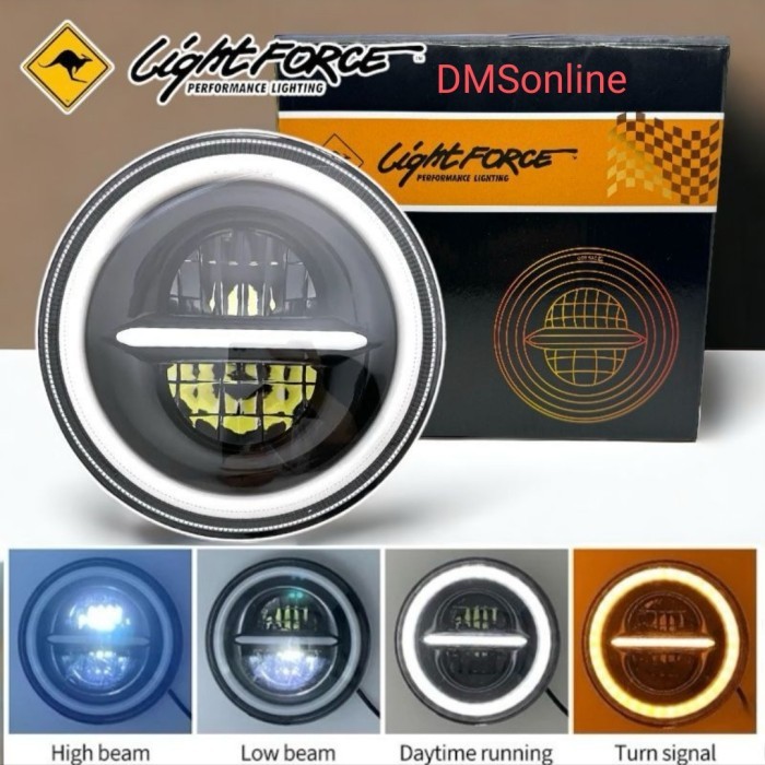 Lampu Daymaker 7 inch , Head Lamp Daymaker Motor Mobil 7" Lampu Depan