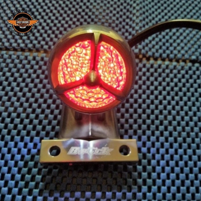 lampu sen sein riting led motor mercy harley davidson chrome
