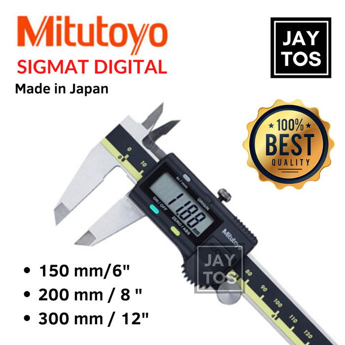 

newgan!! MITUTOYO SIGMAT DIGITAL / JANGKA SORONG DIGITAL / DIGIMATIC 200 MM
