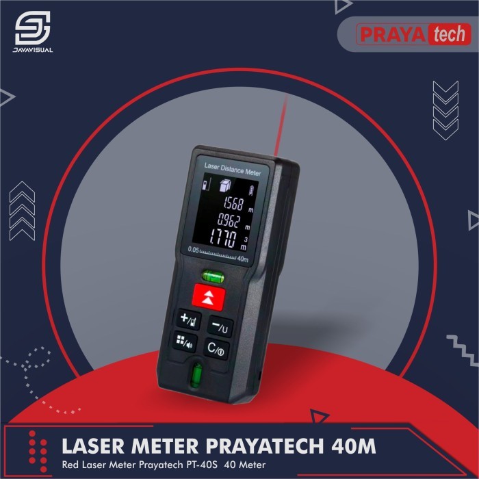 

newgan!! laser meter distance 40m alat ukur panjang meteran digital
