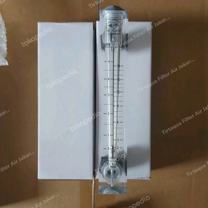 

newgan!! Flowmeter 5GPM / 18LPM Panjang Polos