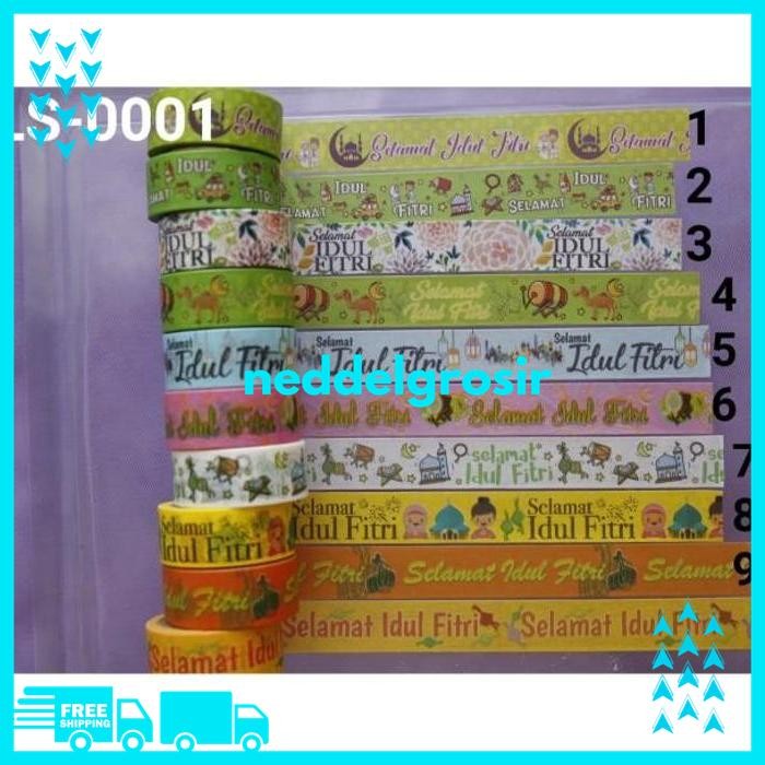 

DECO TAPE ISOLASI SELOTIP WASHI GAMBAR MOTIF IDUL FITRI GRATIS ONGKIR !!