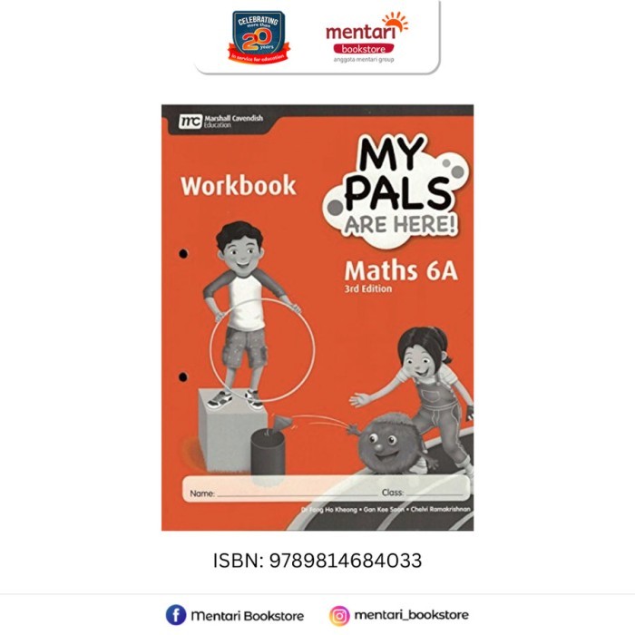 

My Pals are Here Maths Workbook 3 EditionBuku Pelajaran SD - Work Book 6A