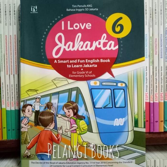 

BUKU I LOVE JAKARTA SD/MI KELAS 6 REVISI K13N