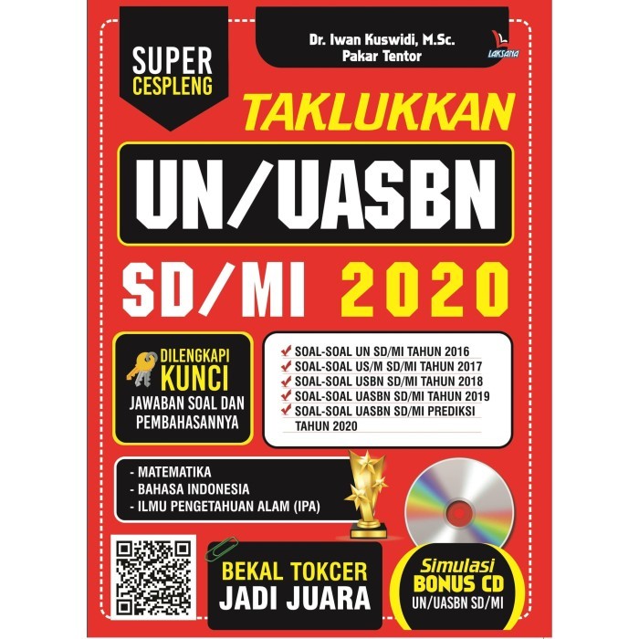 

Buku Super Cespleng Taklukkan UN UASBN SD MI 2020 - Laksana