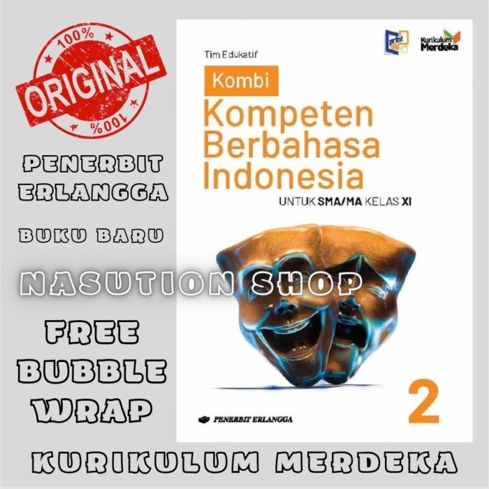 

Buku Kombi Kompeten Bahasa Indonesia Kelas 2 / 11 XI SMA Erlangga ORI