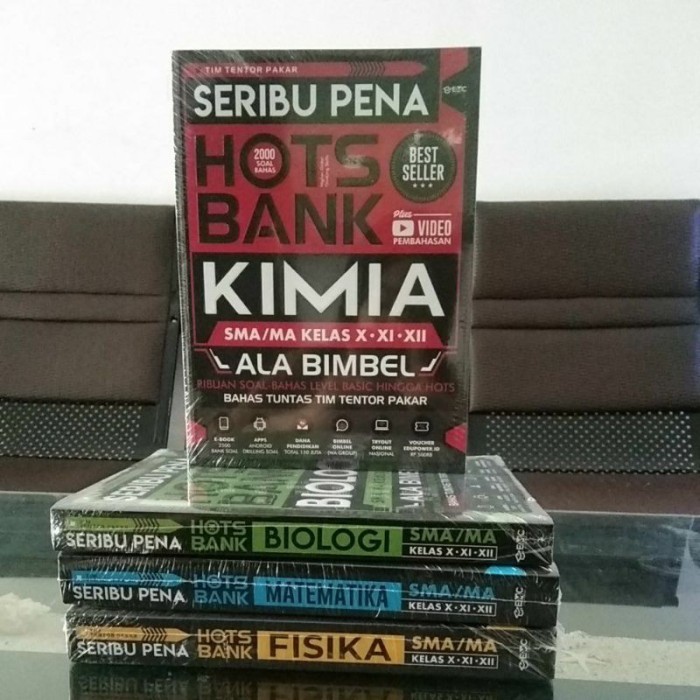 

Buku Rangkuman SMA/MA : Seribu Pena Hots Bank Mtk, Fisika, Kimia, Bio