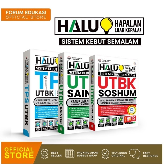 

BUKU UTBK SAINTEK 2024 SISTEM KEBUT SEMALAM SBMPTN TPS