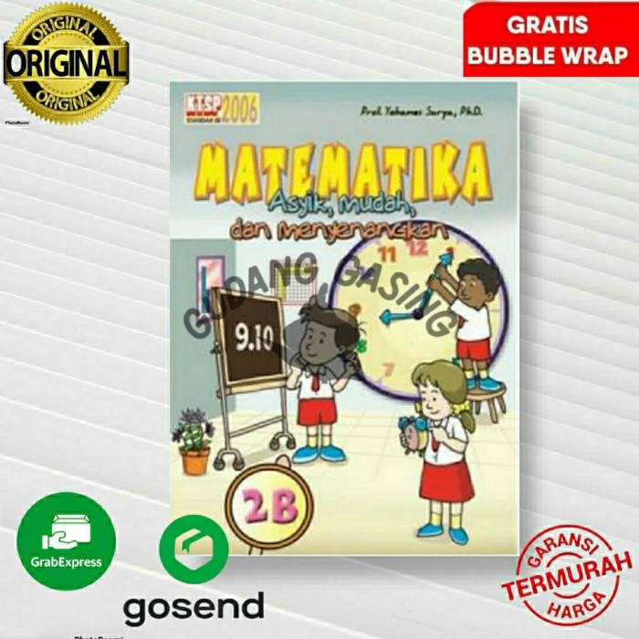 

Buku matematika asyik mudah dan meyenangkan 2b. prof. Yohanes surya